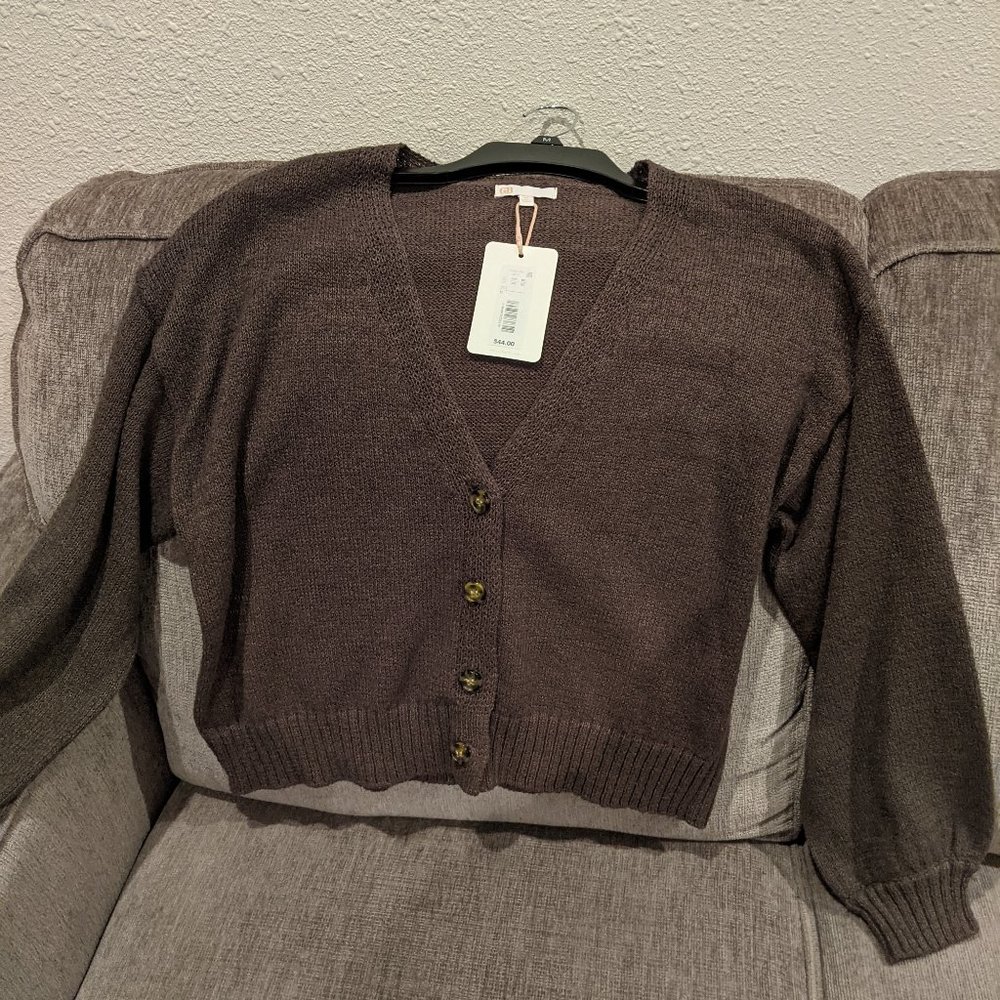 GB Sweater cardigan dark green size m